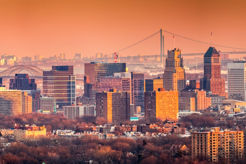 Newark skyline New Jersey