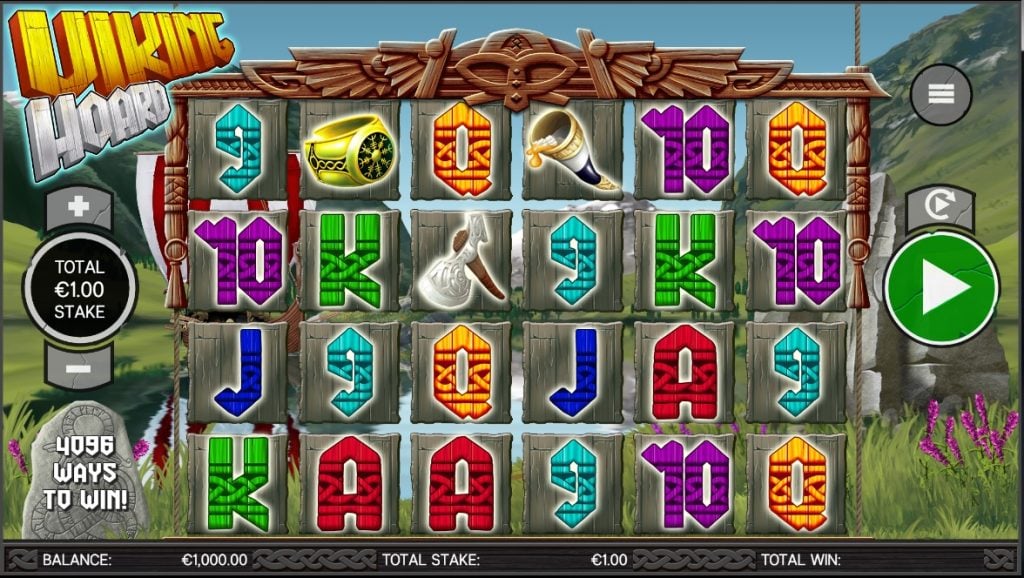 slot reels in Viking Hoard by Core Gaming