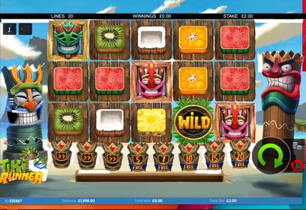 Tiki Runner slot by Bulletproof Games