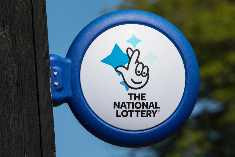 National Lottery sign