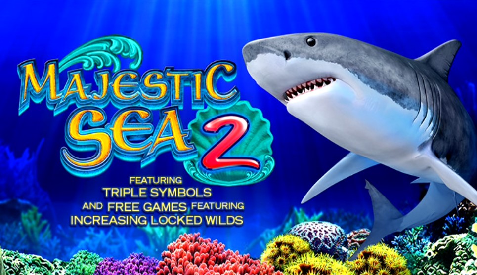 Majestic Sea 2 slot logo by High 5 Games