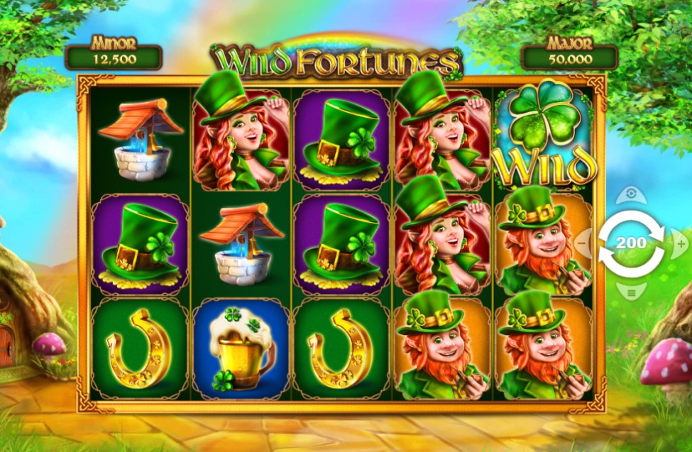 Wild Fortunes slot reels by PariPlay